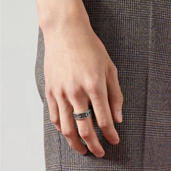 Gucci Ring with double G in silver - Picture 7 of 7